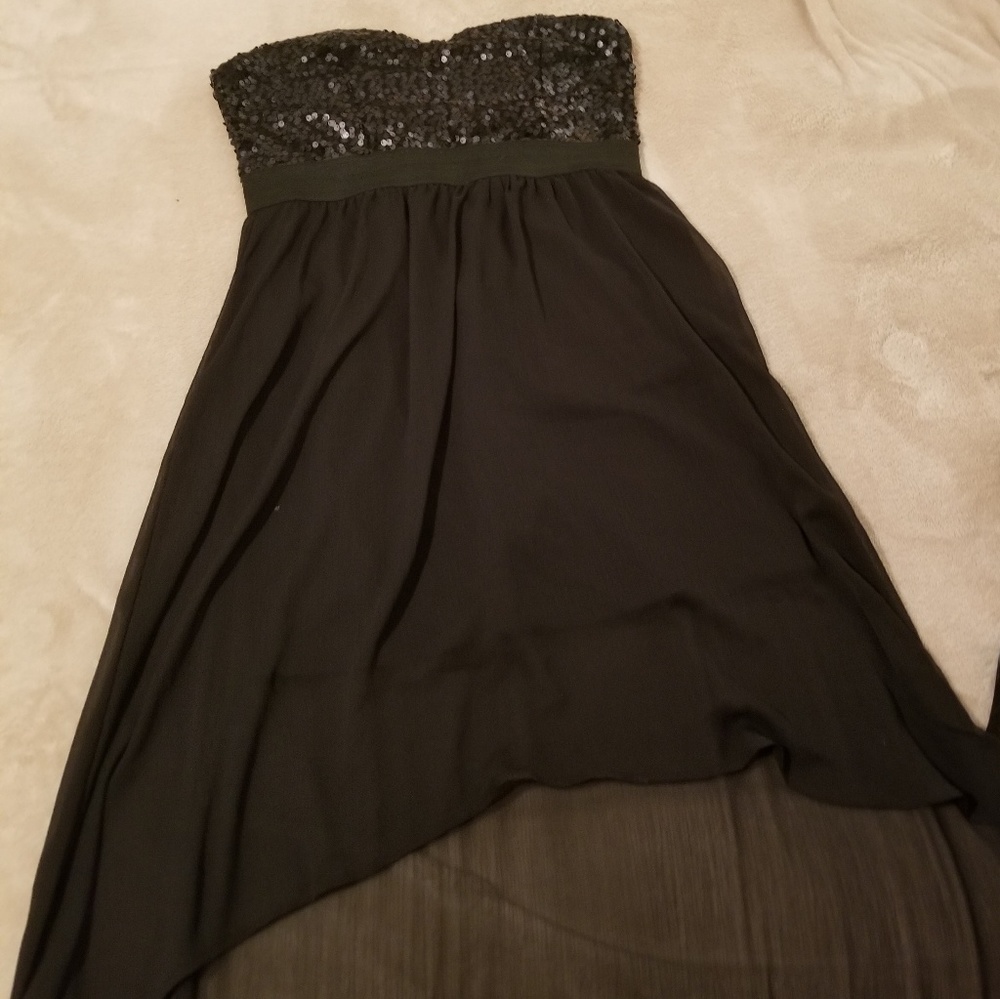 High-low emprire waist dress